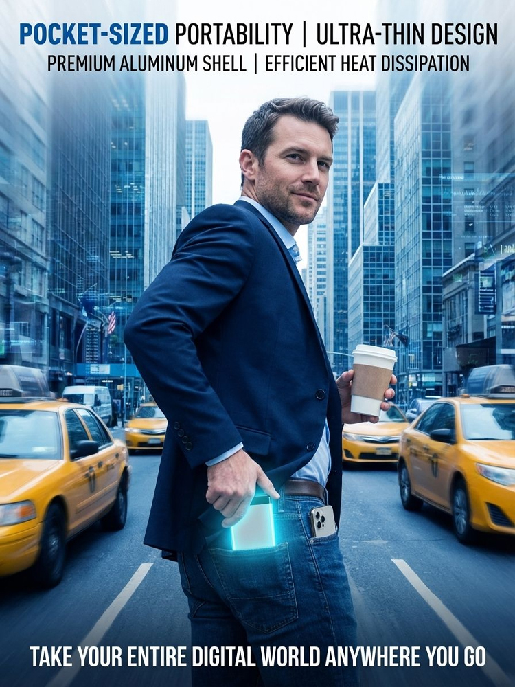 High-Speed, High-Capacity Portable Hard Drive
