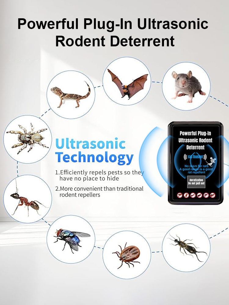 Powerful ultrasonic rodent killer