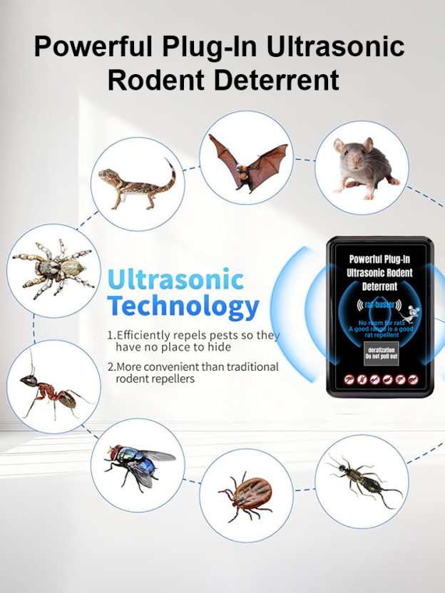 Powerful ultrasonic rodent killer