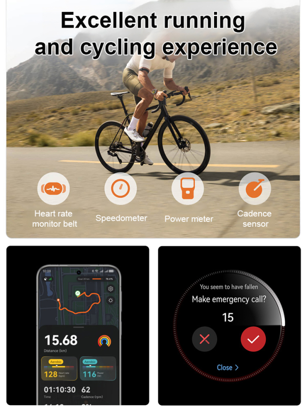 Watch6 Smart Monitoring Sports Watch with Steel Band