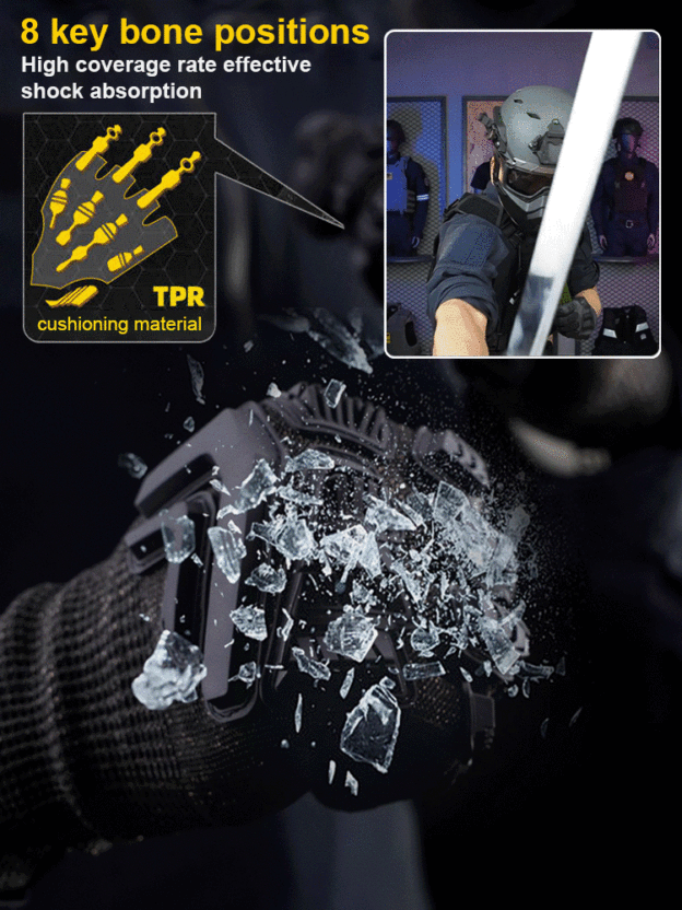 Iron Competition Mechanical Armor Pro Cut-Resistant Tactical Gloves