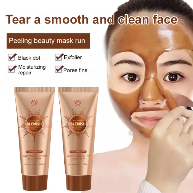 Whitening peel-off mask for sensitive skin