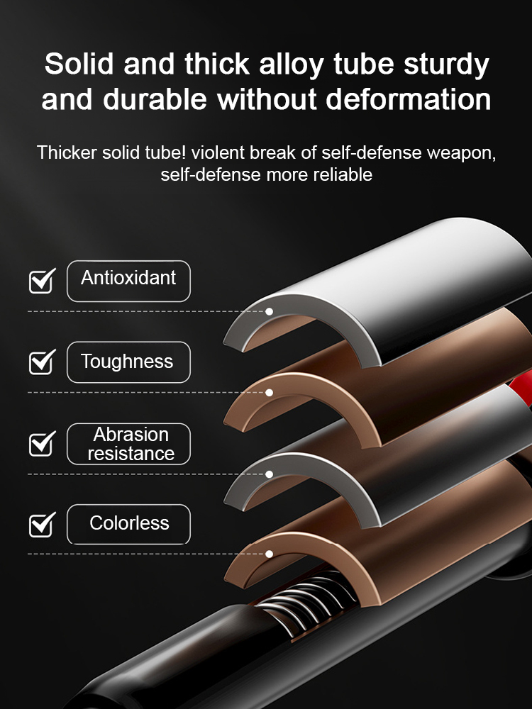  Automatic Telescopic Self-Defense Stick & Trekking Pole