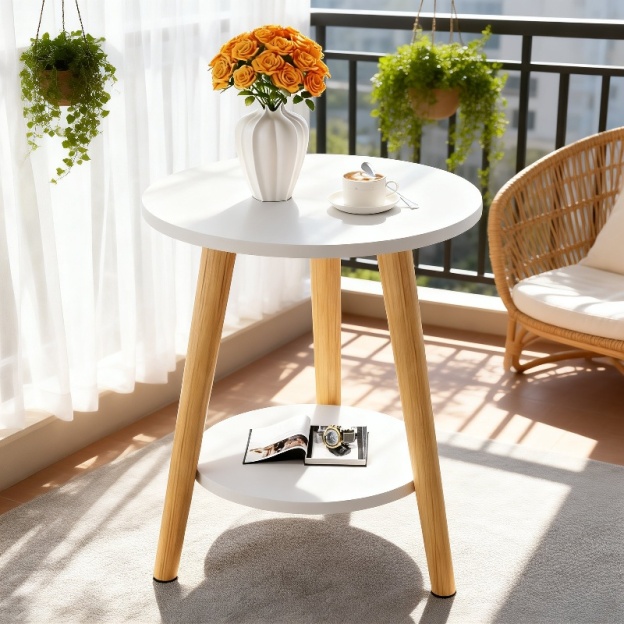 Fashion Home Decoration Coffee Table Sofa Side Table Balcony Table