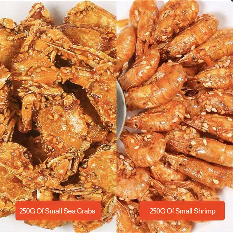 Japanese Low-Fat Crispy Ready-to-Eat Crab Snacks (Open for Return)