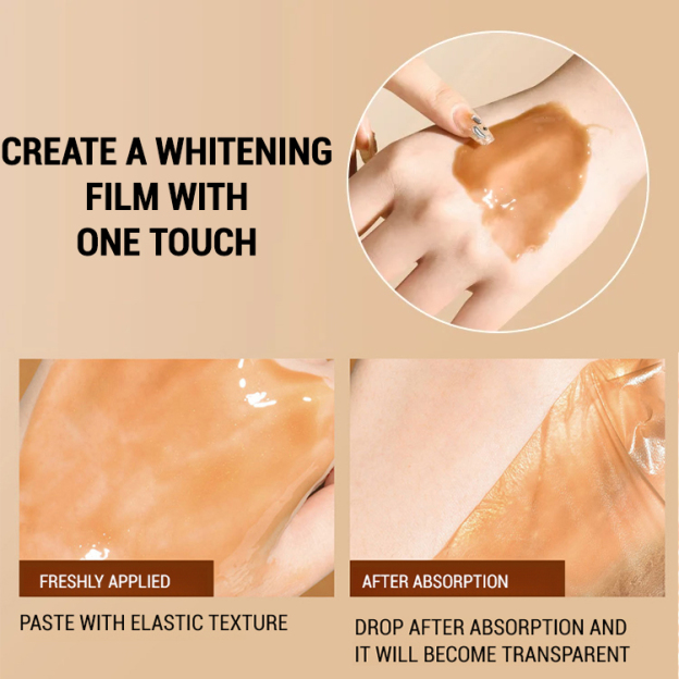 Whitening peel-off mask for sensitive skin
