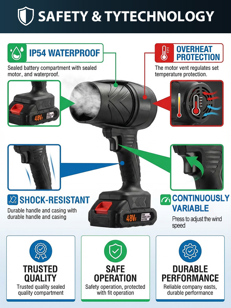 【German Quality】Powerful Snow Blower