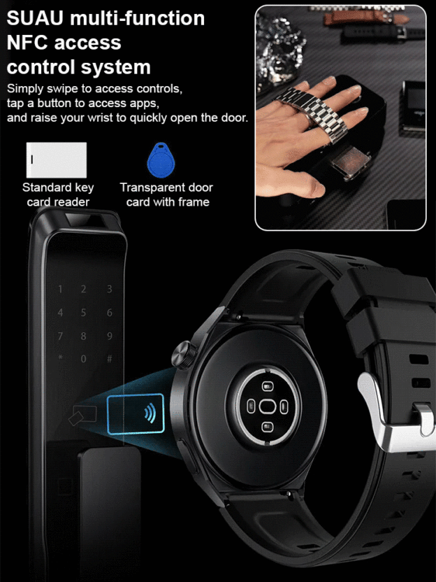 Watch6 Smart Monitoring Sports Watch with Steel Band