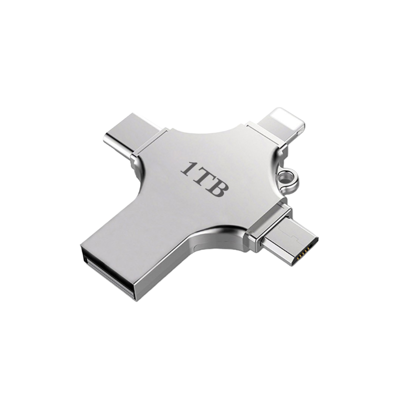 4-in-1 Cell Phone USB Flash Drive - 1TB