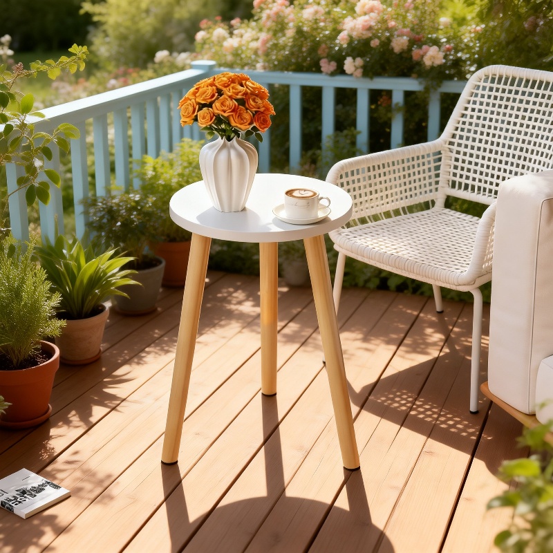 Balcony table for outdoor relaxation