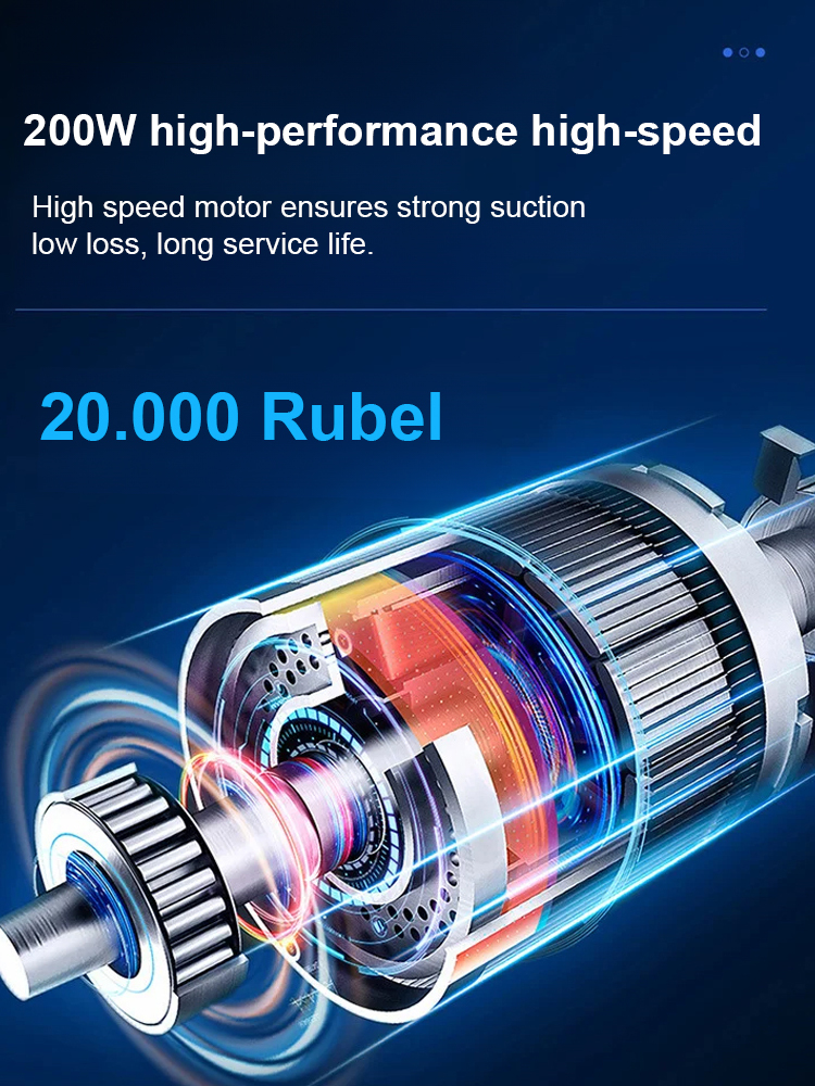 Car wireless charging vacuum cleaner