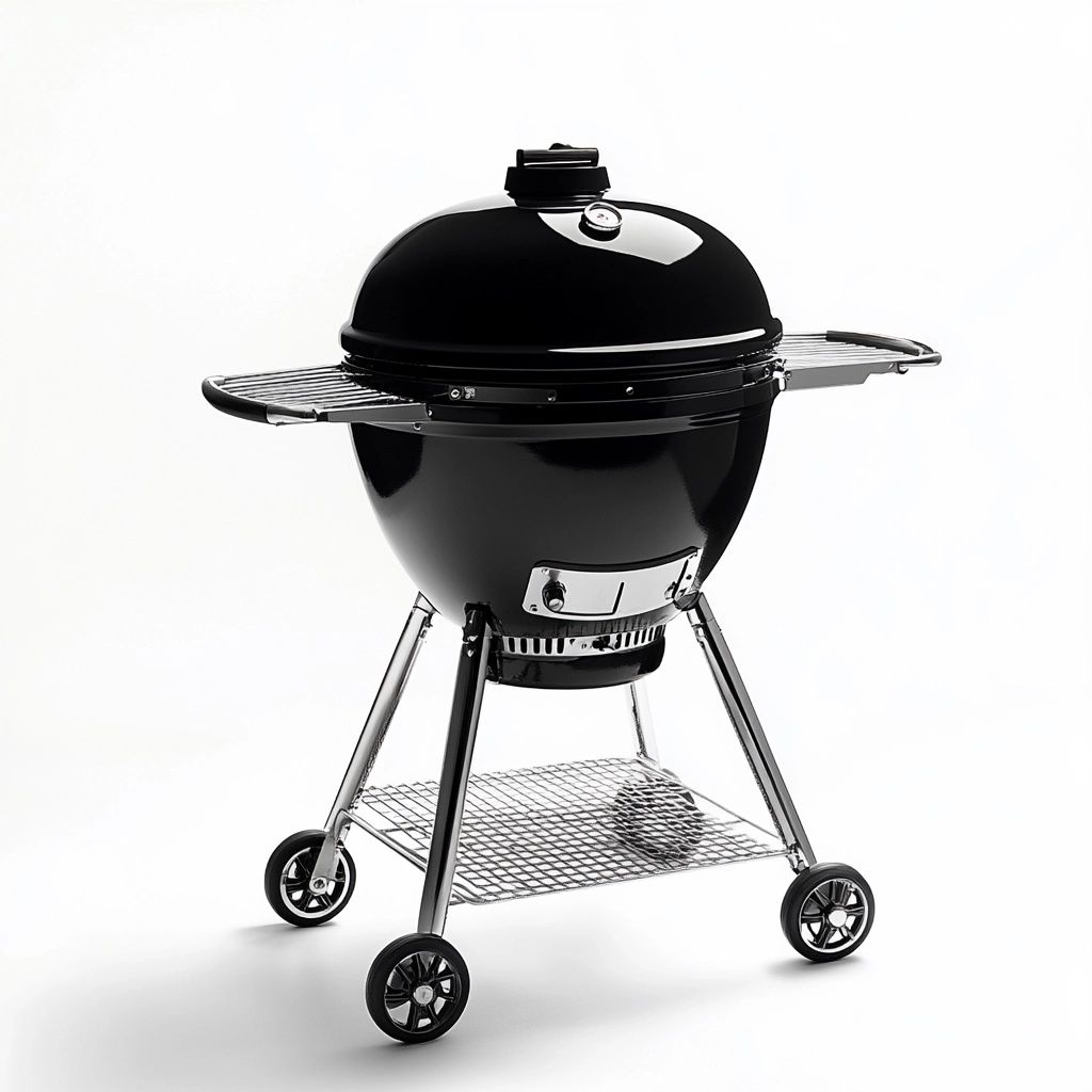 Griglia a Carbone Acciaio Inox/Smaltato Nero-Civerto