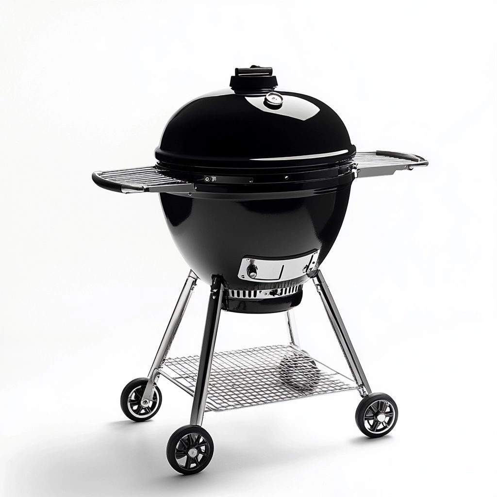 Griglia a Carbone Acciaio Inox/Smaltato Nero-Civerto