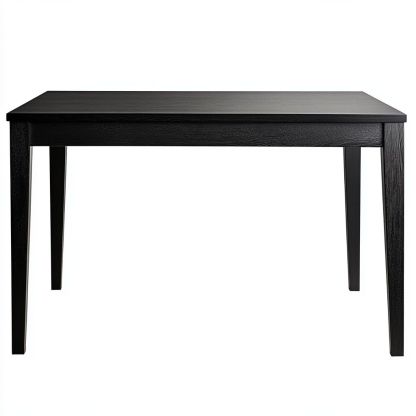 Tavolo rettangolare 120x75 cm legno di frassino nero-Civerto