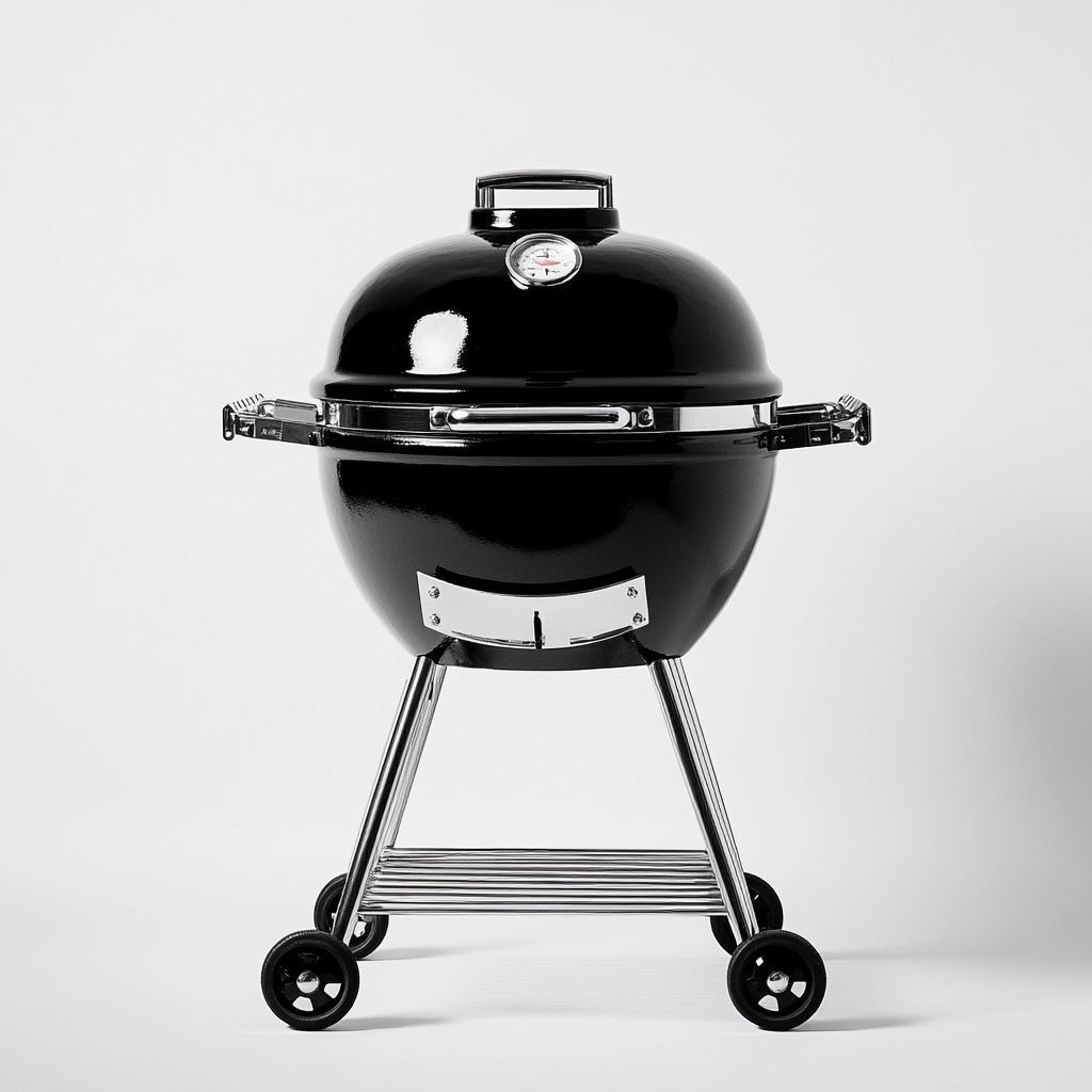 Griglia a Carbone Acciaio Inox Nero-Civerto