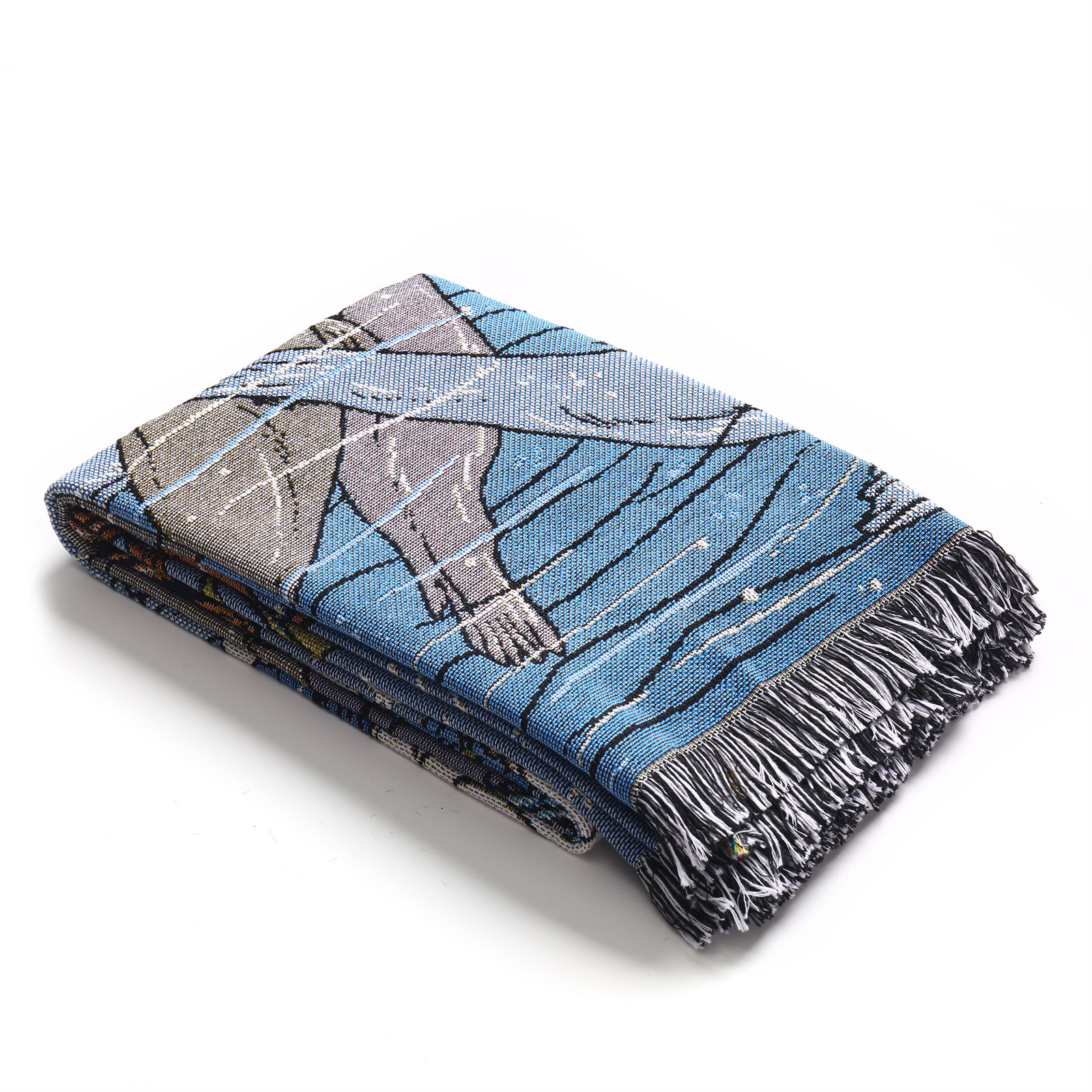 Sea Nymphs And Seals Shell Ocean Printed Blanket