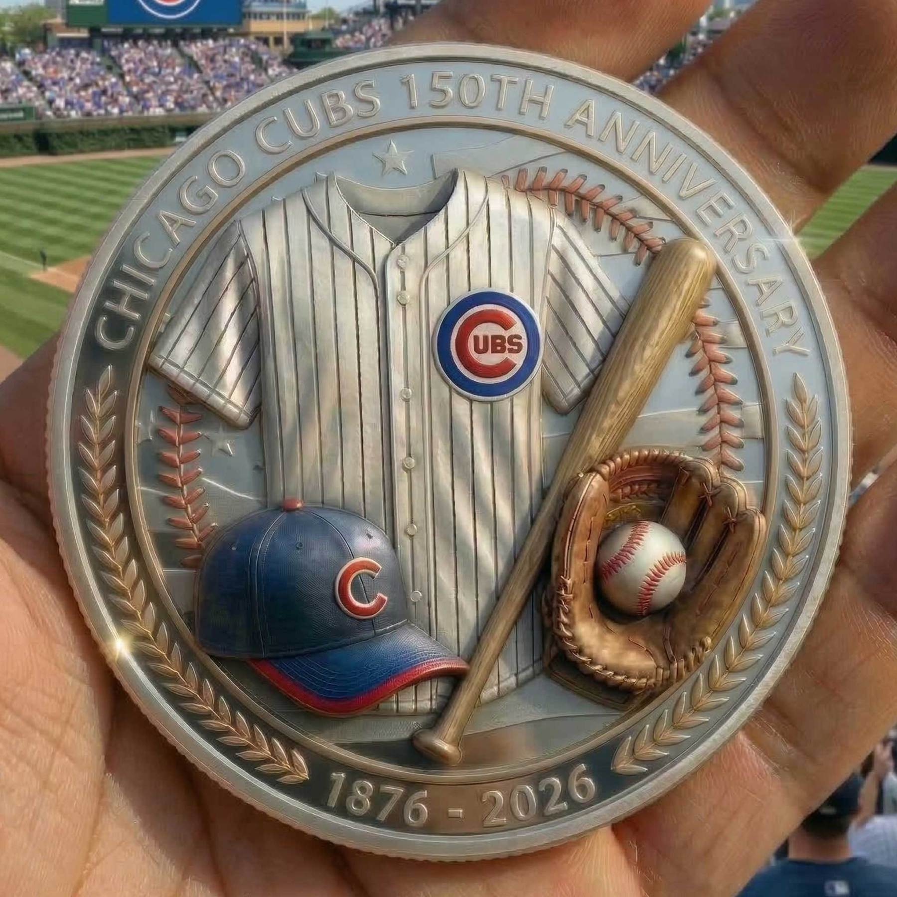 Chicago Cubs 150th Anniversary Commemorative Coin