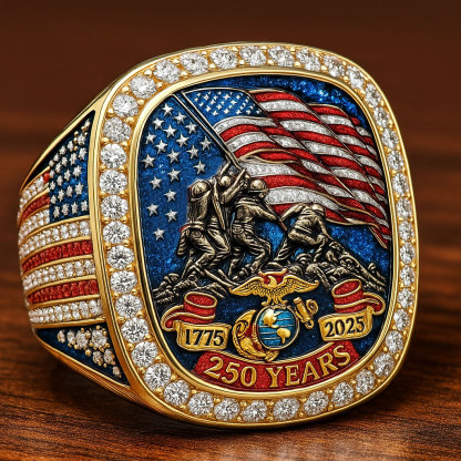 U.S. Marine Corps 250th Anniversary Commemorative Ring