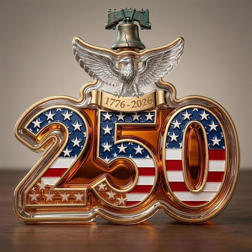America 250th Anniversary Eagle Whiskey Decanter