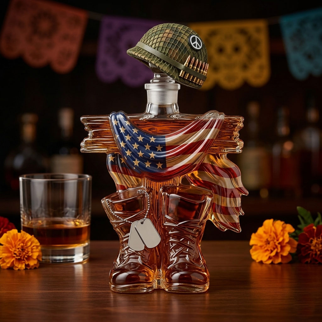 American Soldier Whiskey Decanter
