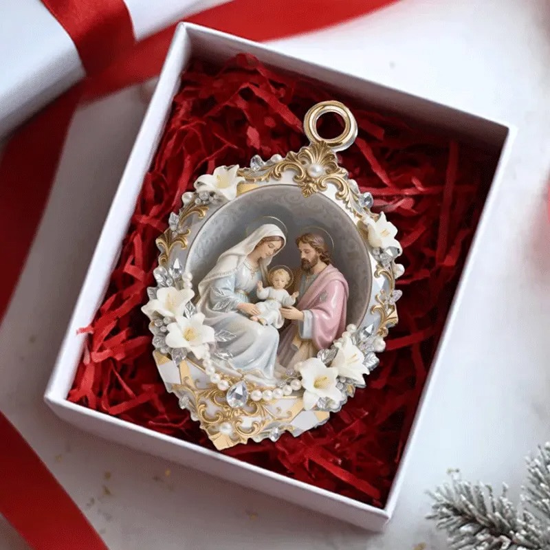 Holy Family Christmas Ornament