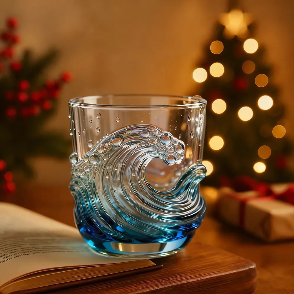 🎄Christmas Best Gifts🔥 Unique Handcrafted Sea Glass Ocean Wave Mug🎁Free Gifts