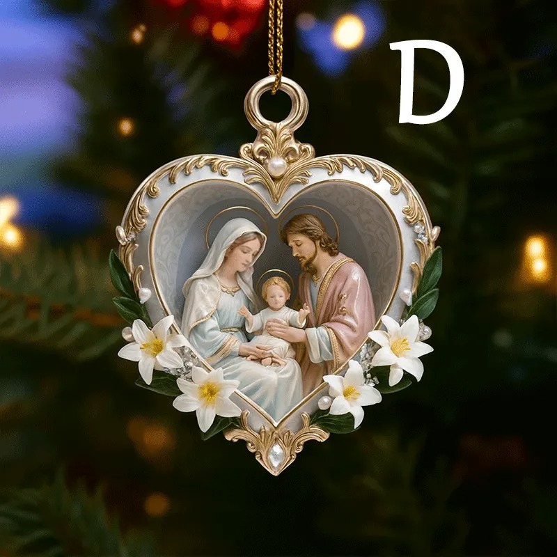Holy Family Christmas Ornament