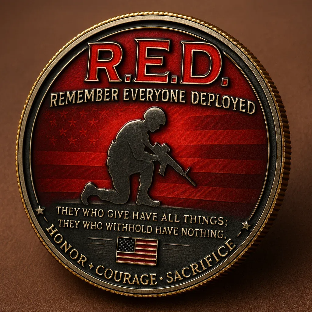 🏆Flash Sale 60% OFF - 🪙 R.E.D. – Remember Everyone Deployed Commemorative Coin
