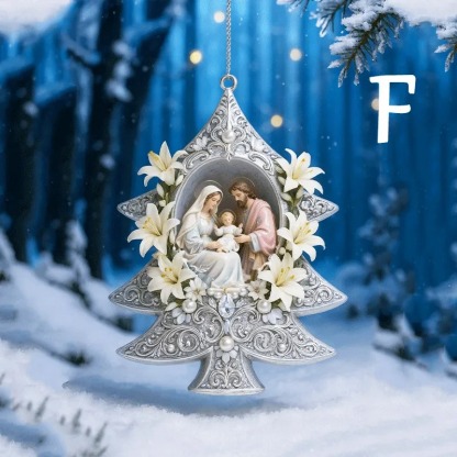 Holy Family Christmas Ornament