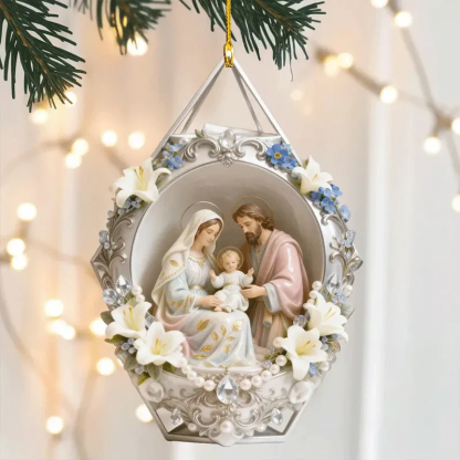 Holy Family Christmas Ornament