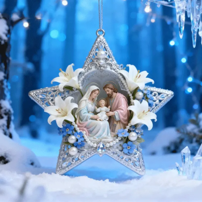 Holy Family Christmas Ornament