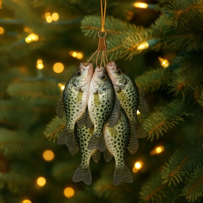 Crappie Fishing Ornament