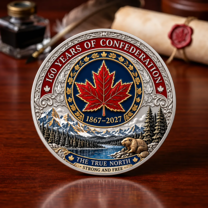 Canada 160th Anniversary Commemorative Challenge Coin