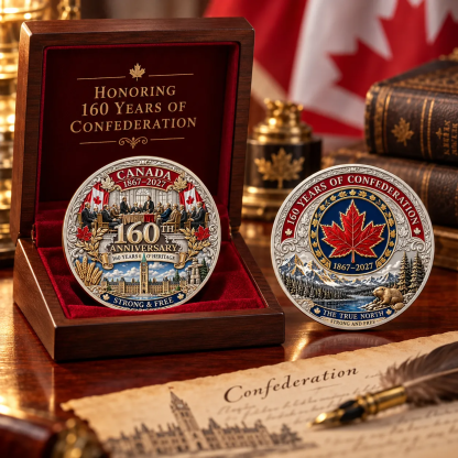 Canada 160th Anniversary Commemorative Challenge Coin