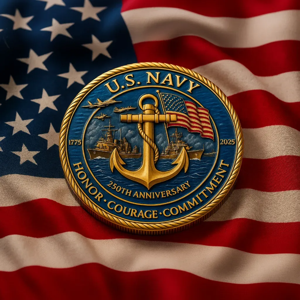 U.S. Navy 250th Anniversary Commemorative Coin