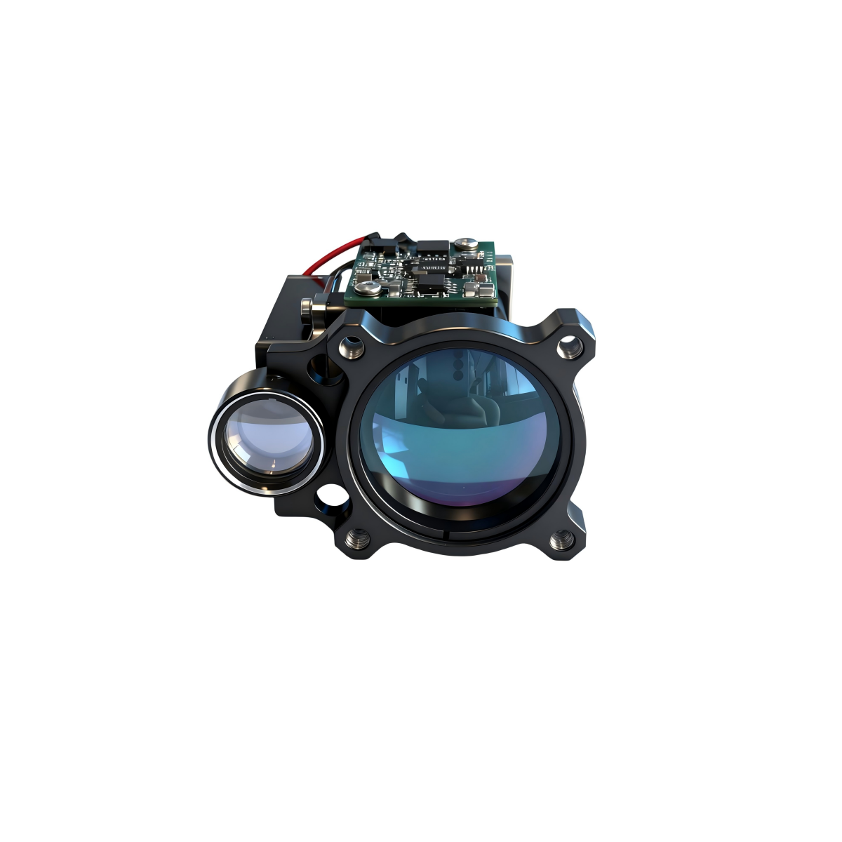 1535nm laser rangefinder sensor for security monitoring, traffic cameras and thermal imaging systems