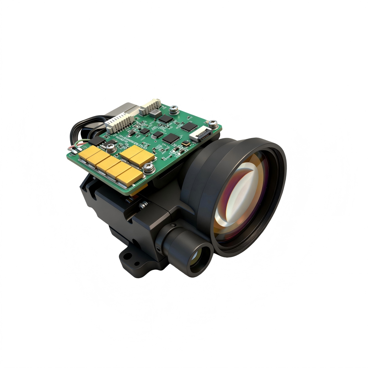1535nm Class 1 eye-safe laser rangefinder module 8km for handheld optics and security monitoring