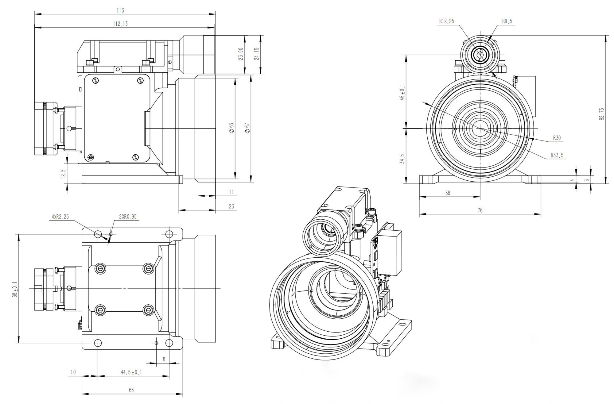 1535nm Eye-safe Laser Ranging Module