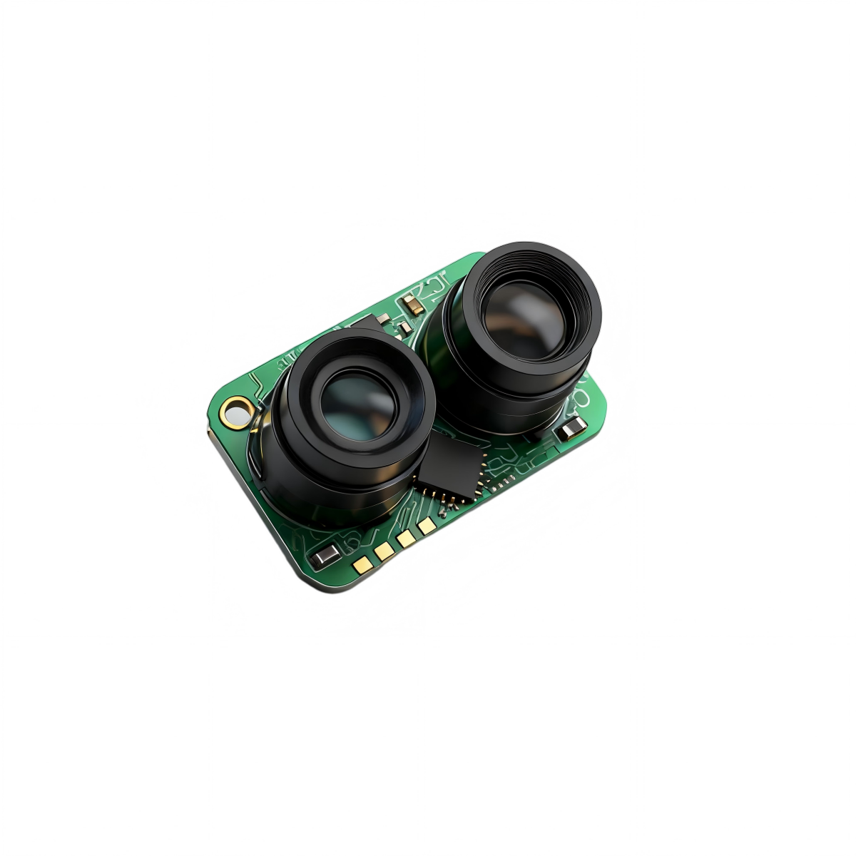 50m single point DToF LiDAR sensor 100Hz UART I2C for industrial automation