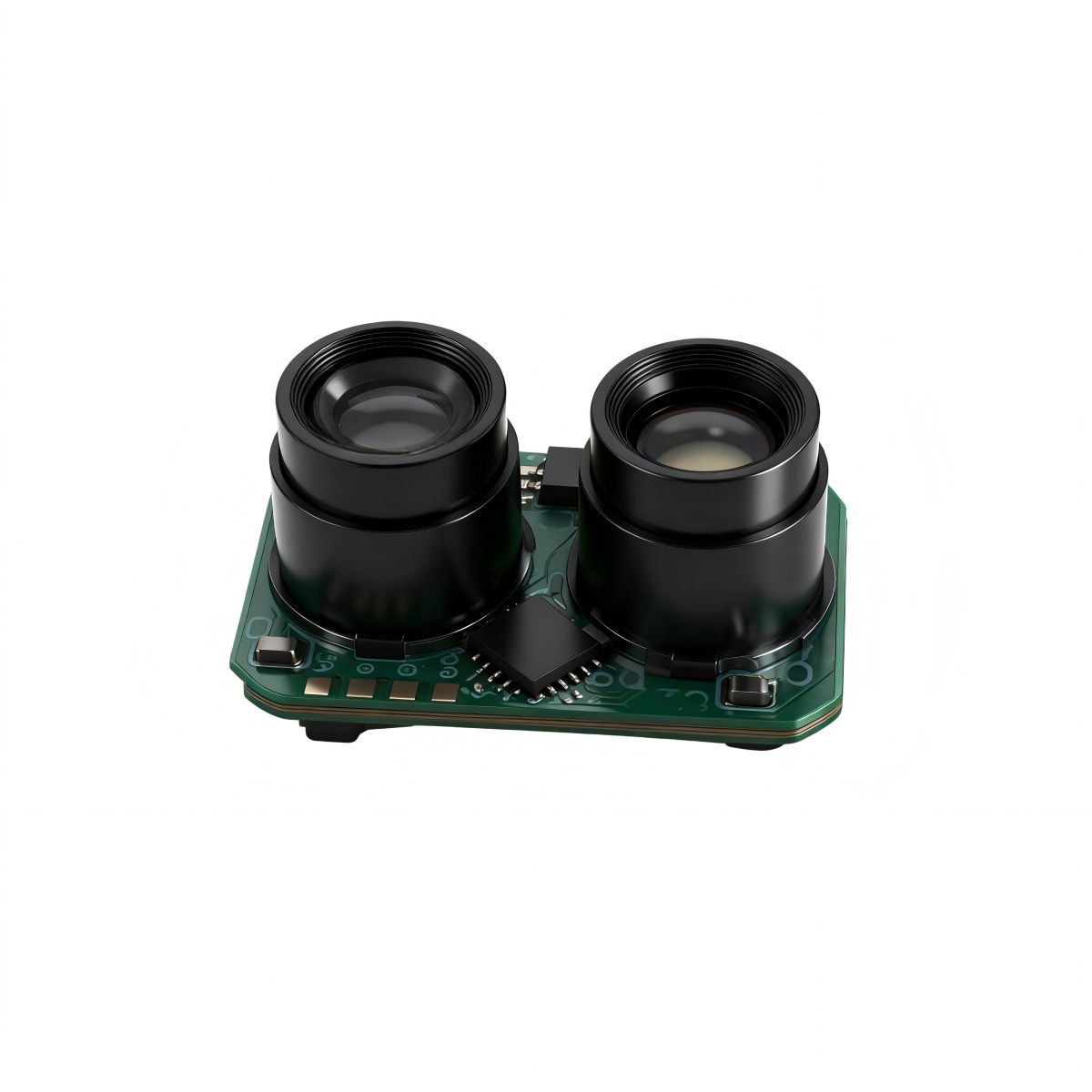 50m single point DToF LiDAR sensor 100Hz UART I2C for industrial automation
