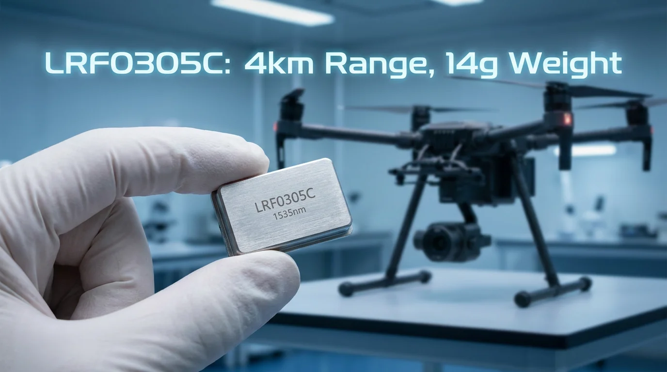 Revolutionizing UAV Payloads: The 14g, 4km Range LRF0305C 1535nm Laser Module
