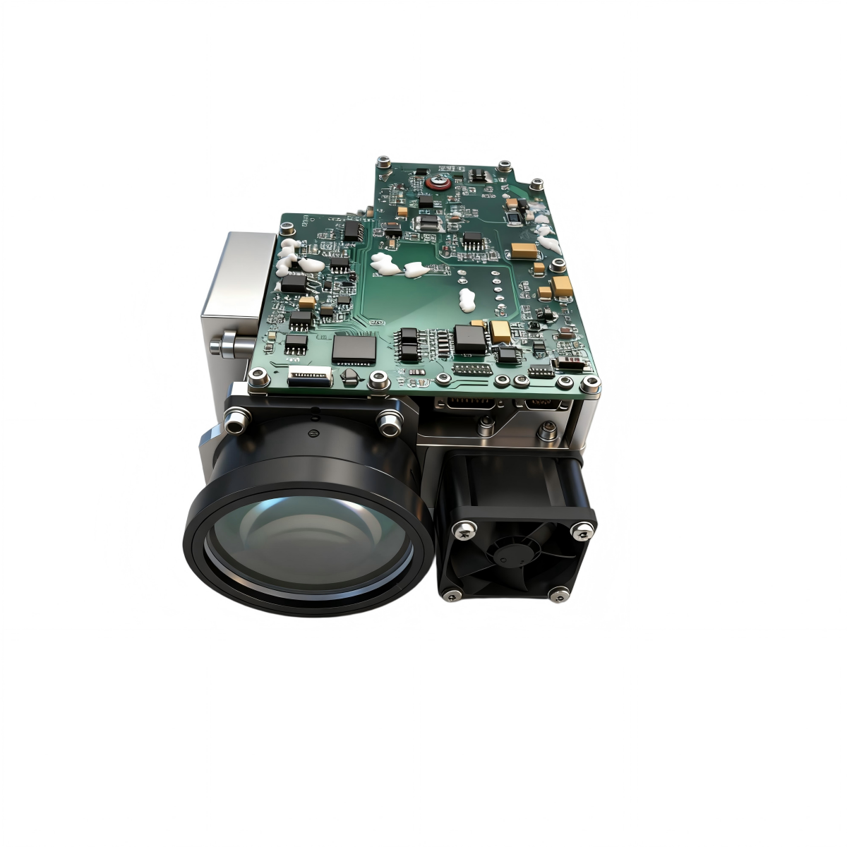 80mJ laser target designator for precision strike system