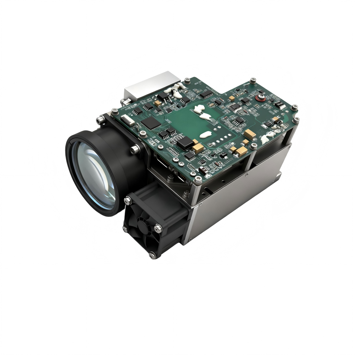 80mJ laser target designator for precision strike system