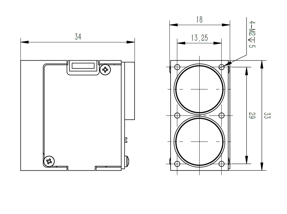 LRF300H 300 m Industrial DToF LiDAR Distance Sensor for UAV Platforms