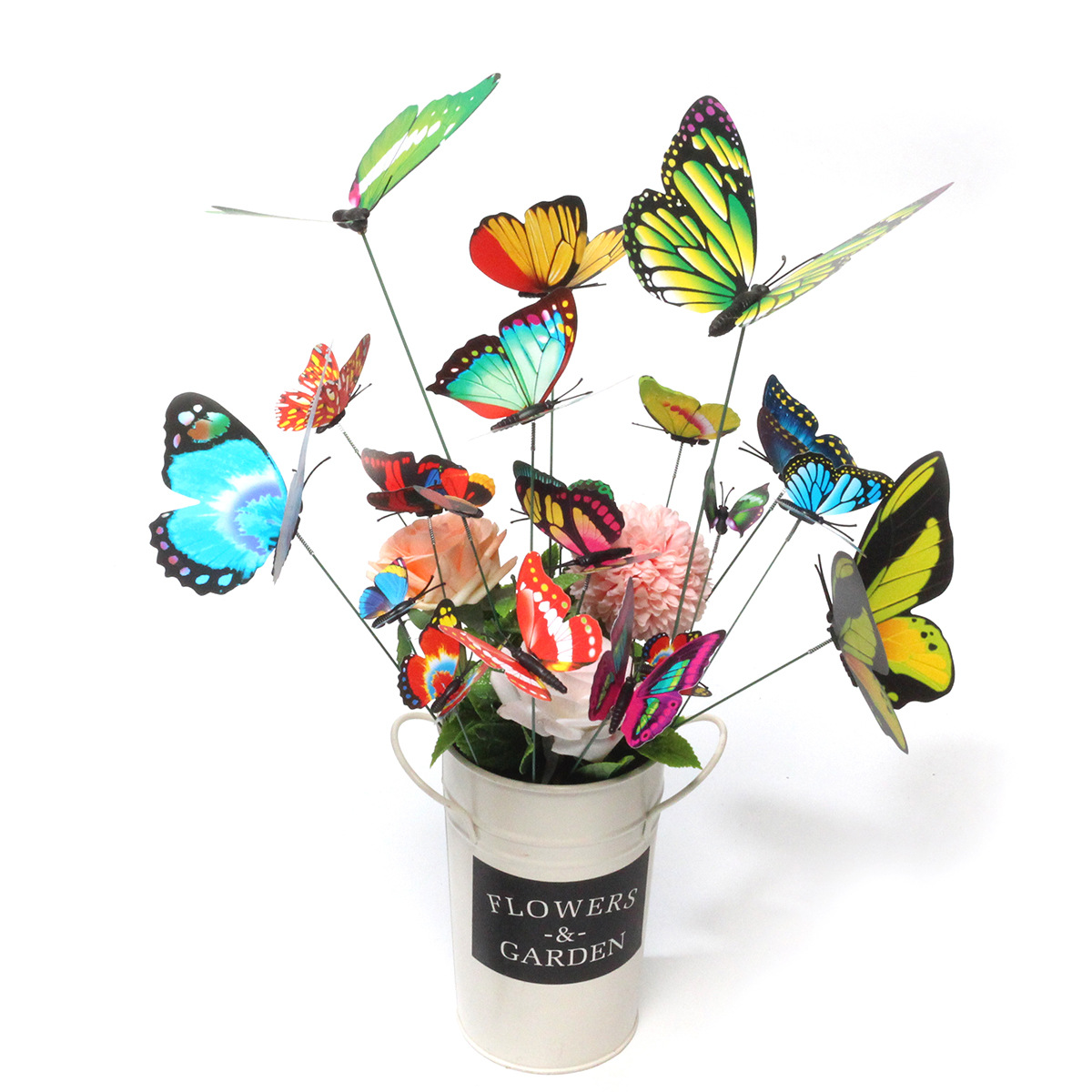 50 PCS - Simulated Butterfly Fluttering in The Wind