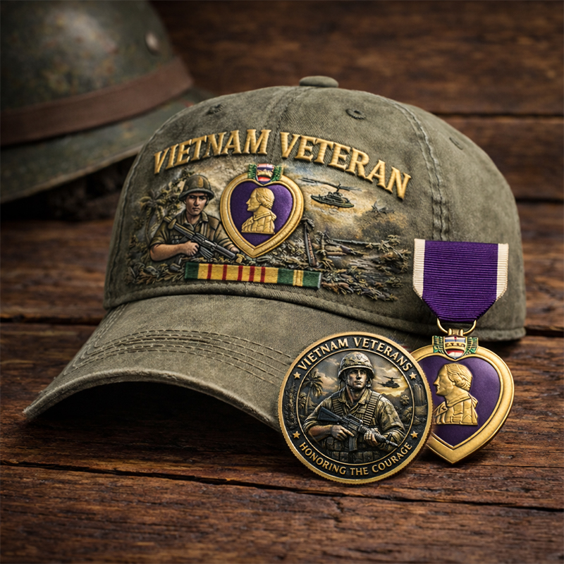 Vietnam Veteran Commemorative Cap