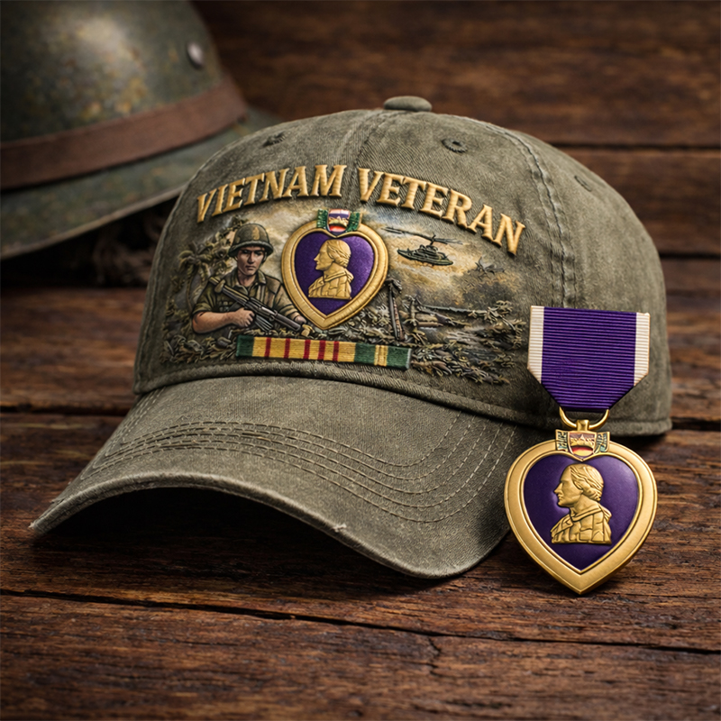 Vietnam Veteran Commemorative Cap