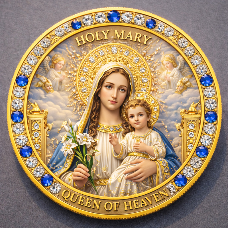 🏆Flash Sale 60% OFF - Jesus Christ & The Ten Commandments Commemorative Coin