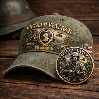 Vietnam Veteran Commemorative Cap