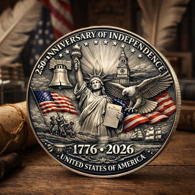 250th Anniversary of Independence Commemorative Coin